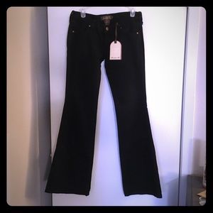Frankie B downtown famous bootcut black jeans